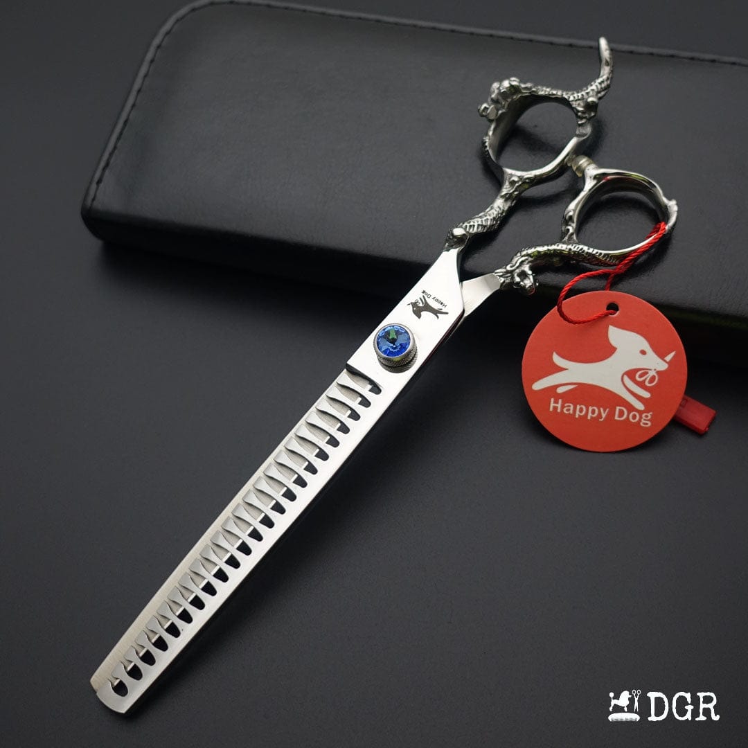 7.5"Dragon Scale Handle Professional Pet Grooming Scissors(1/2 Pcs)