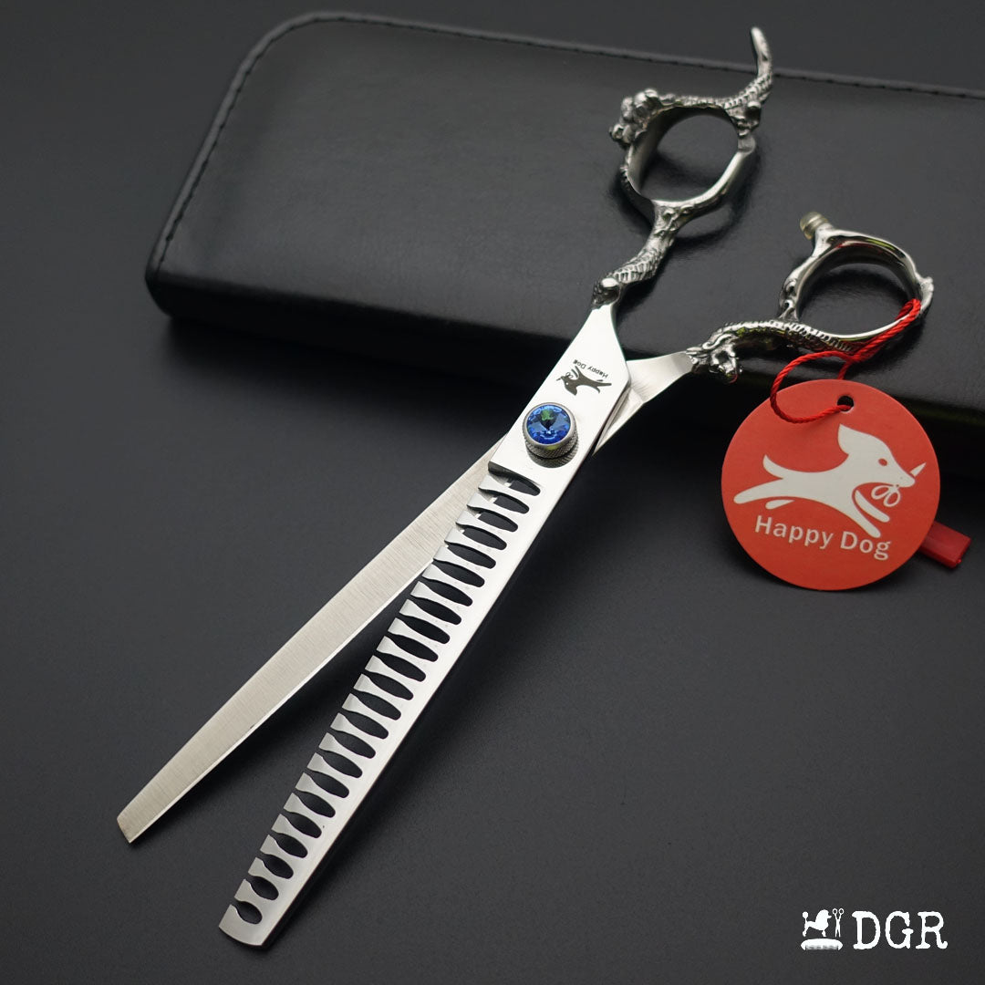 7.5"Dragon Scale Handle Professional Pet Grooming Scissors(1/2 Pcs)