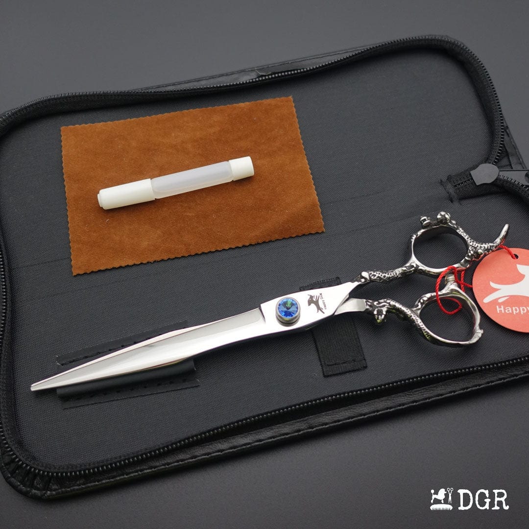 7.5"Dragon Scale Handle Professional Pet Grooming Scissors(1/2 Pcs)