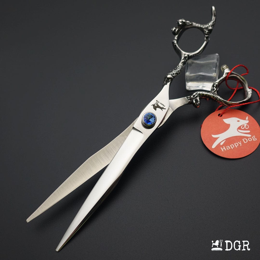 7.5"Dragon Scale Handle Professional Pet Grooming Scissors(1/2 Pcs)