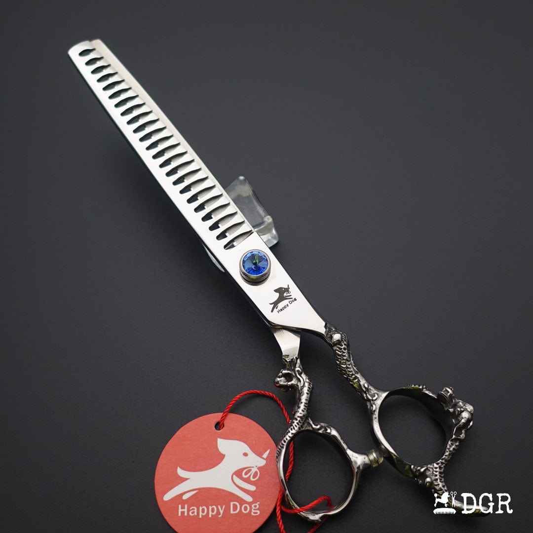 7.5"Dragon Scale Handle Professional Pet Grooming Scissors(1/2 Pcs)