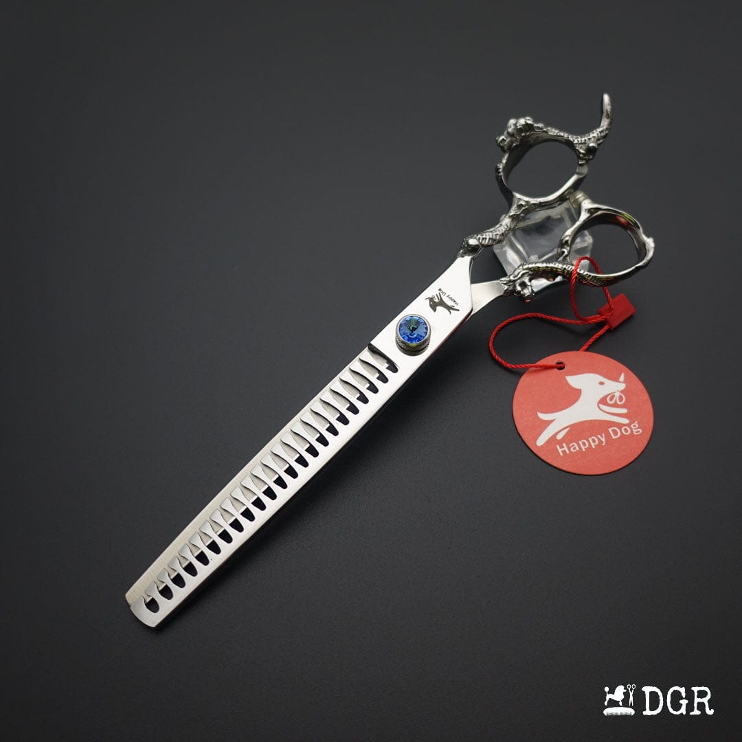 7.5"Dragon Scale Handle Professional Pet Grooming Scissors(1/2 Pcs)