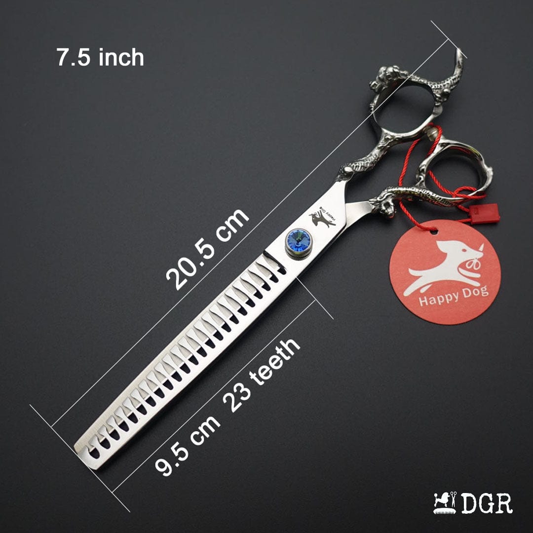 7.5"Dragon Scale Handle Professional Pet Grooming Scissors(1/2 Pcs)