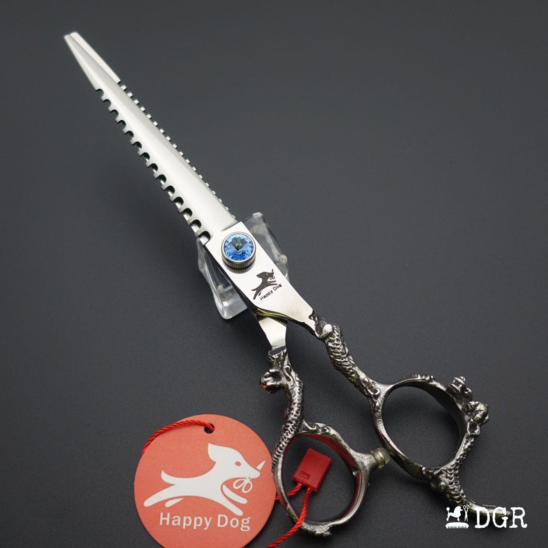 7"Dragon Scale Handle Professional Pet Grooming Scissors(1/2 Pcs)