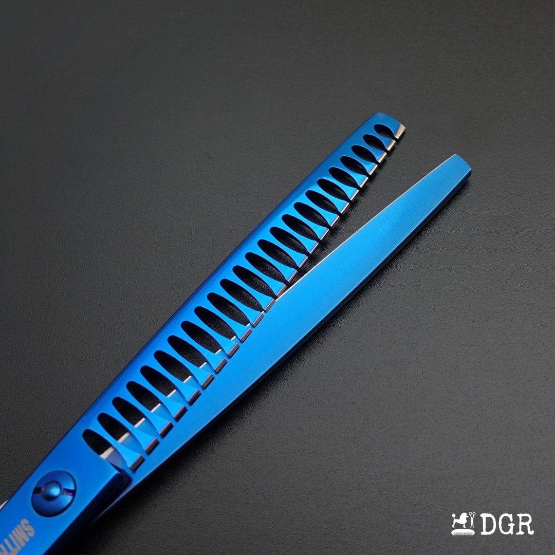 7.5" Professional Pet Grooming Thinning Scissors (Blue)