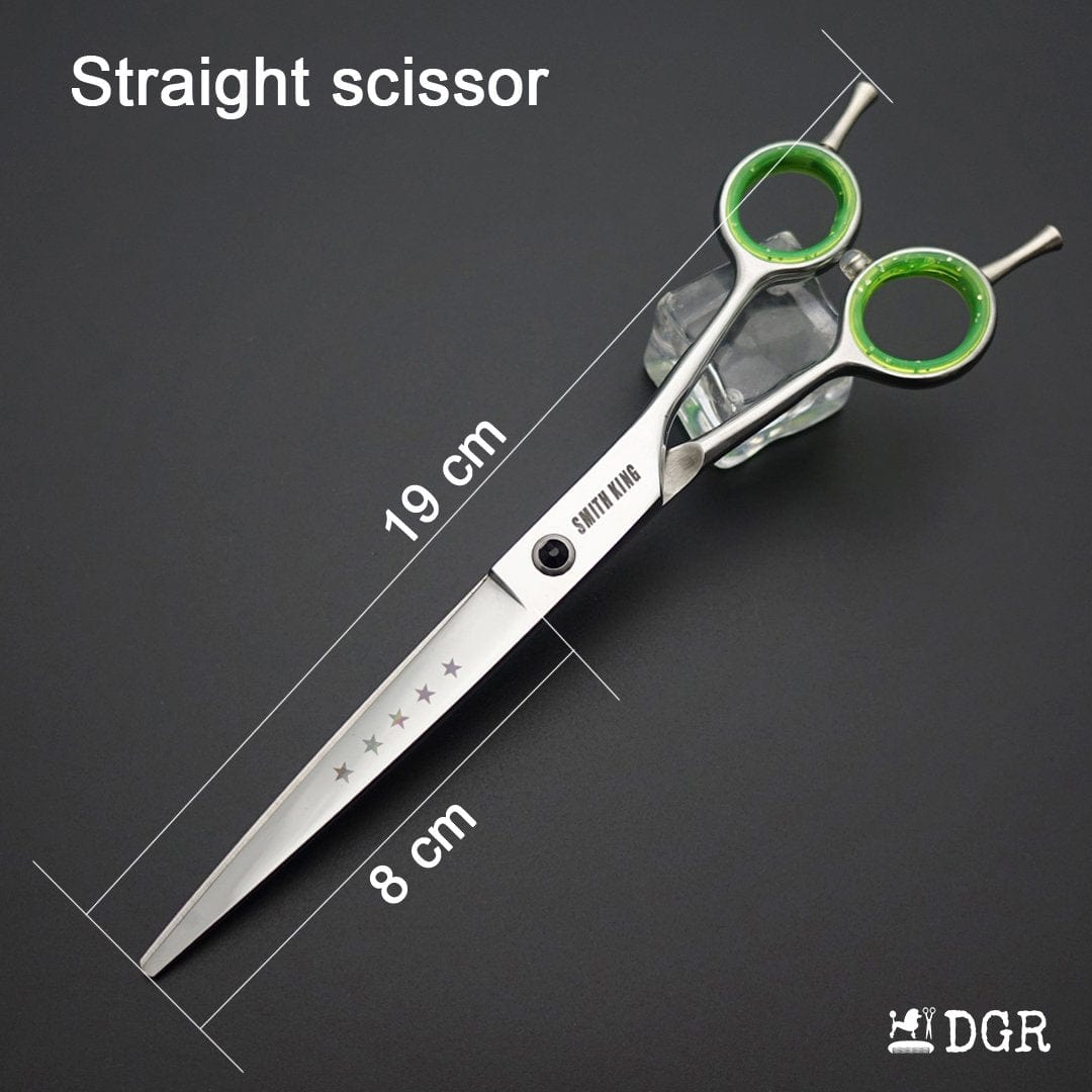 7“ Pro. PET GROOMING Shears 4Pcs-Comb-Silver(USA Stock Available)