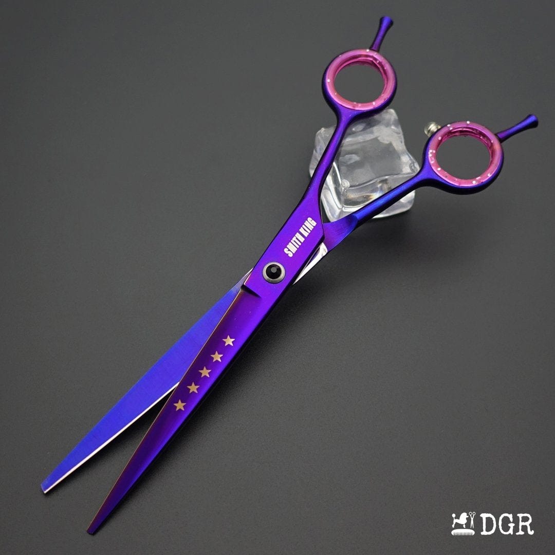 7“ Pro. PET GROOMING Shears 4Pcs-comb (3 colors available)