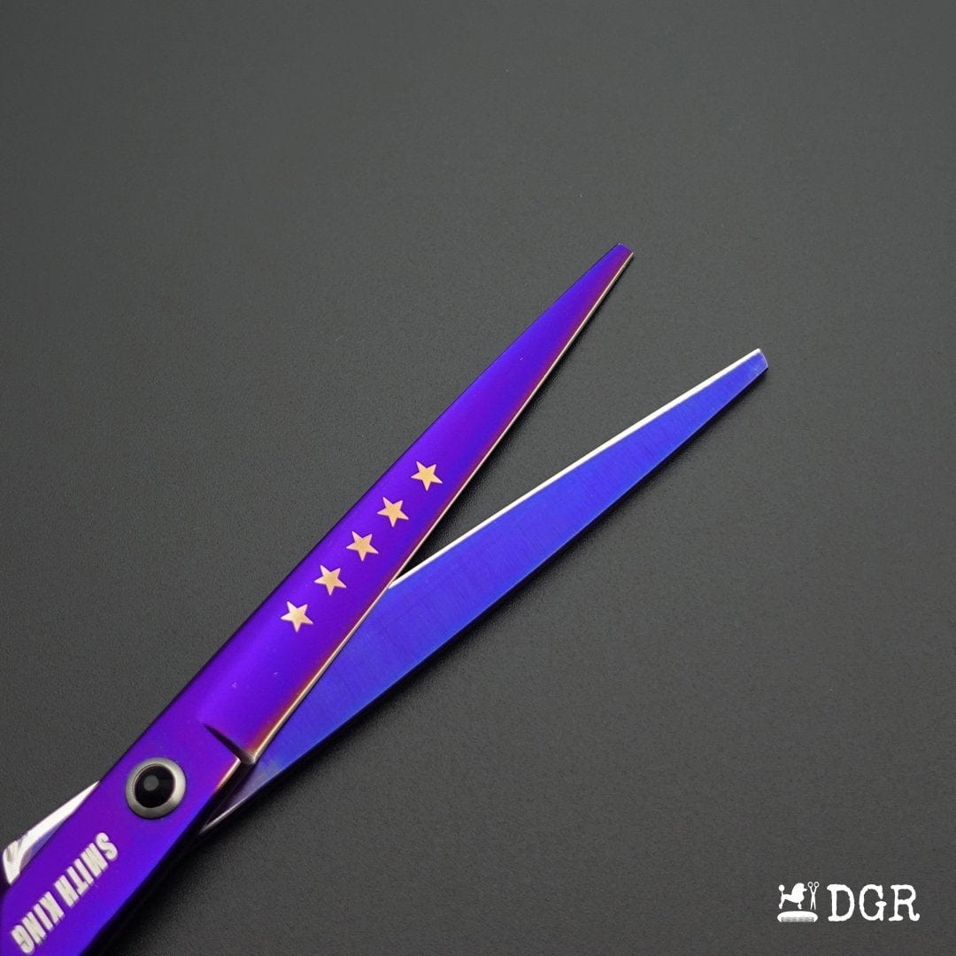 7“ Pro. PET GROOMING Shears 4Pcs-comb (3 colors available)