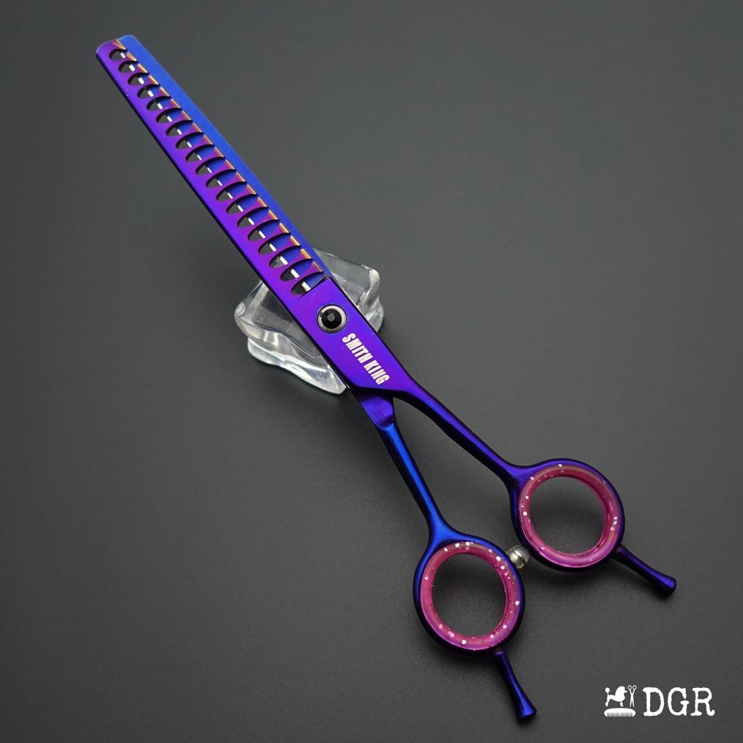 7“ Pro. PET GROOMING Shears 4Pcs-comb (3 colors available)