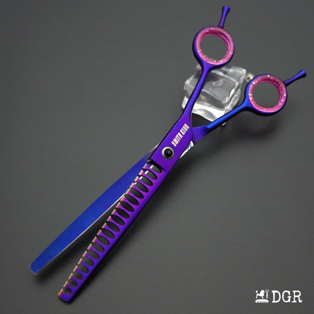 7“ Pro. PET GROOMING Shears 4Pcs-comb (3 colors available)