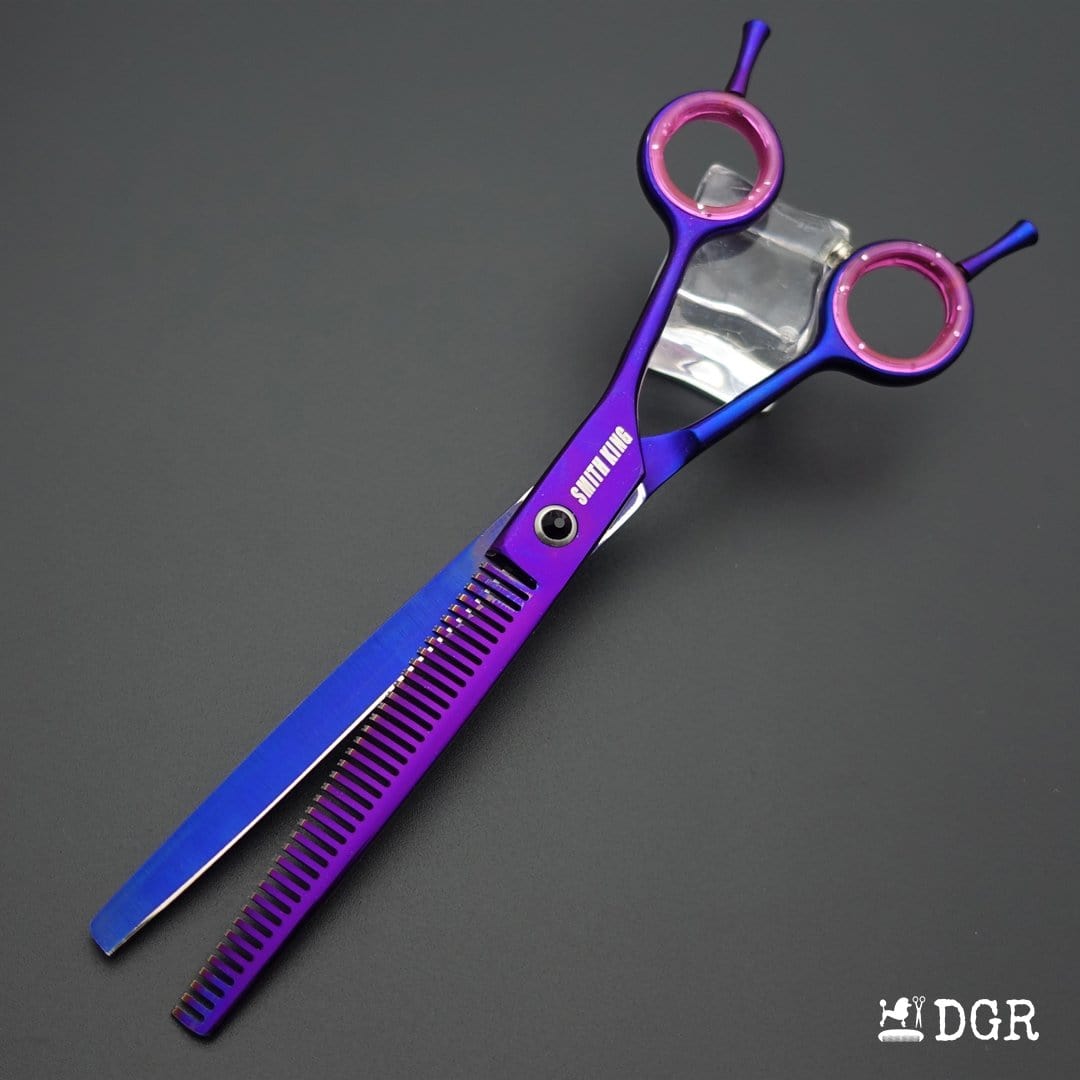 7“ Pro. PET GROOMING Shears 4Pcs-comb (3 colors available)