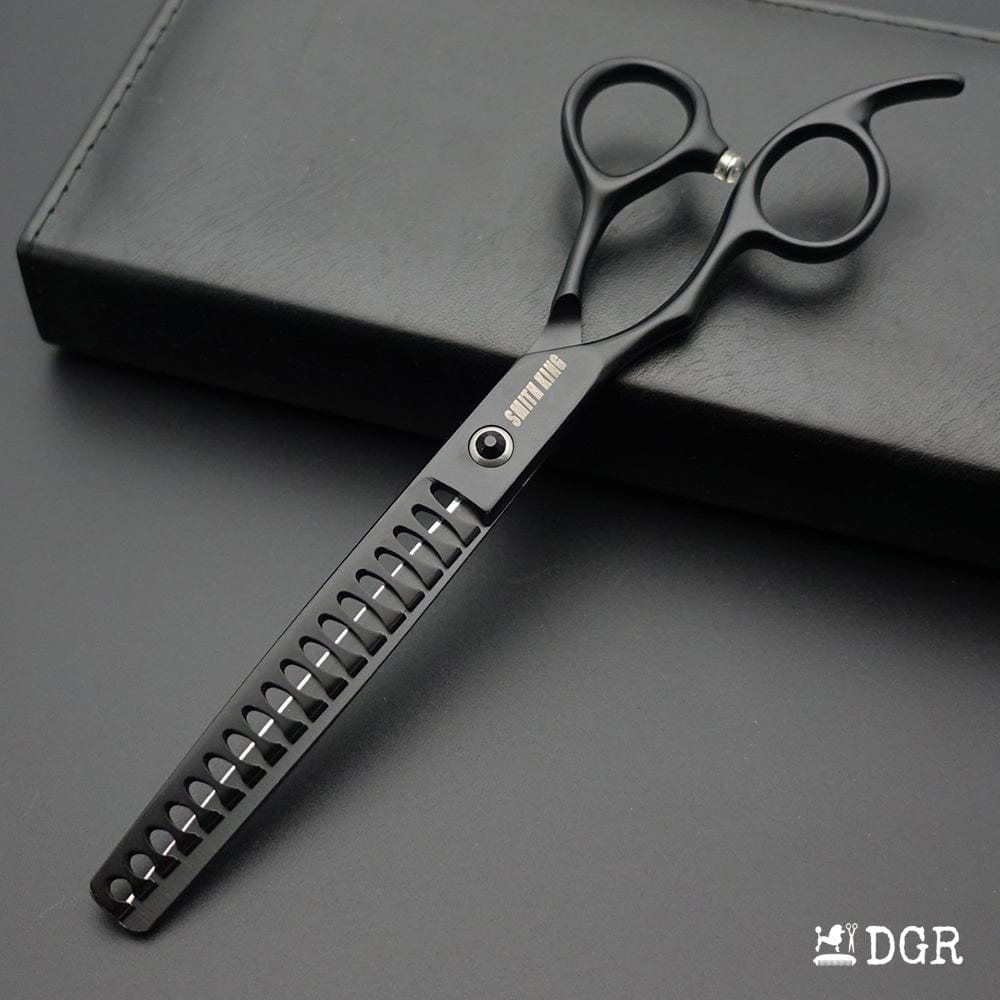 7" lefthanded Pro. Pet Grooming Shears 1Pcs Chunkers Scissors