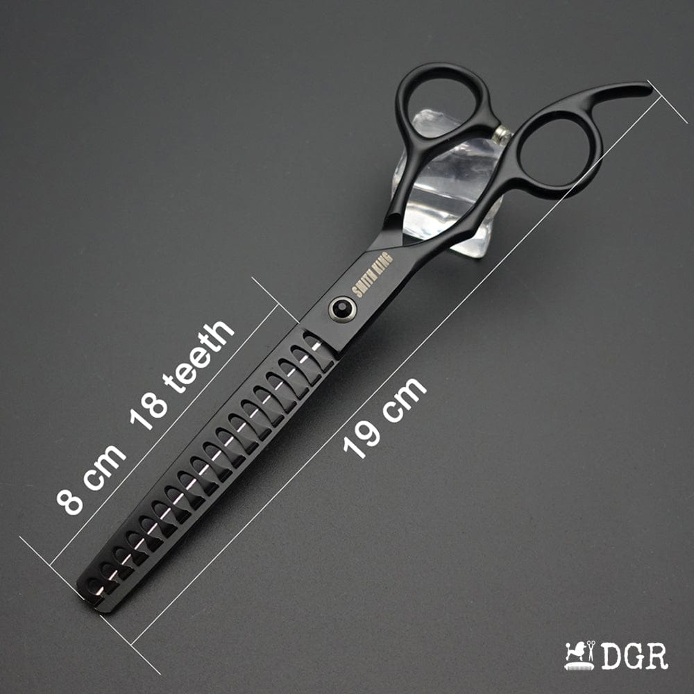 7" lefthanded Pro. Pet Grooming Shears 1Pcs Chunkers Scissors