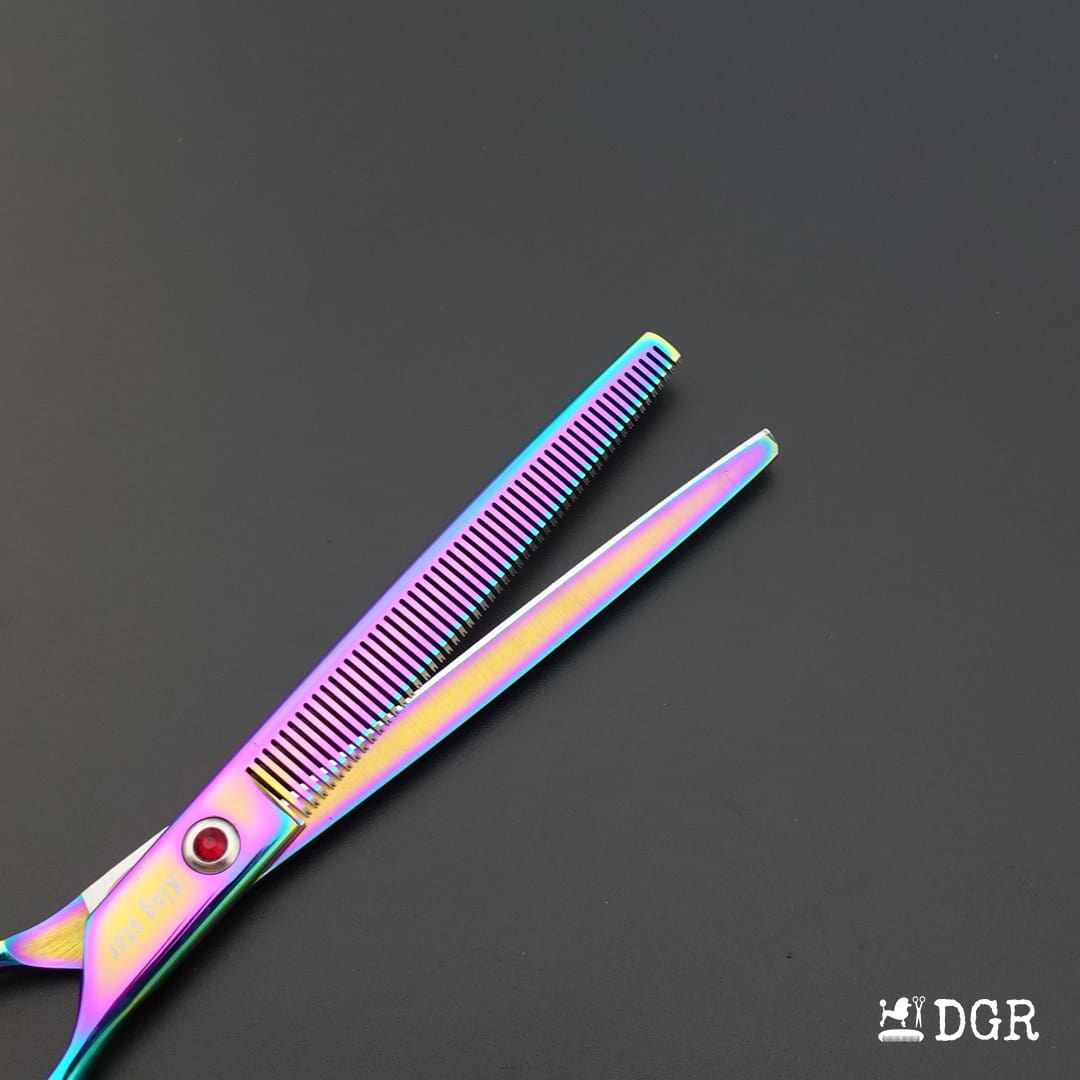 8" Professional Pet Grooming Shears 3Pcs Set - Rainbow(USA Stock Available)