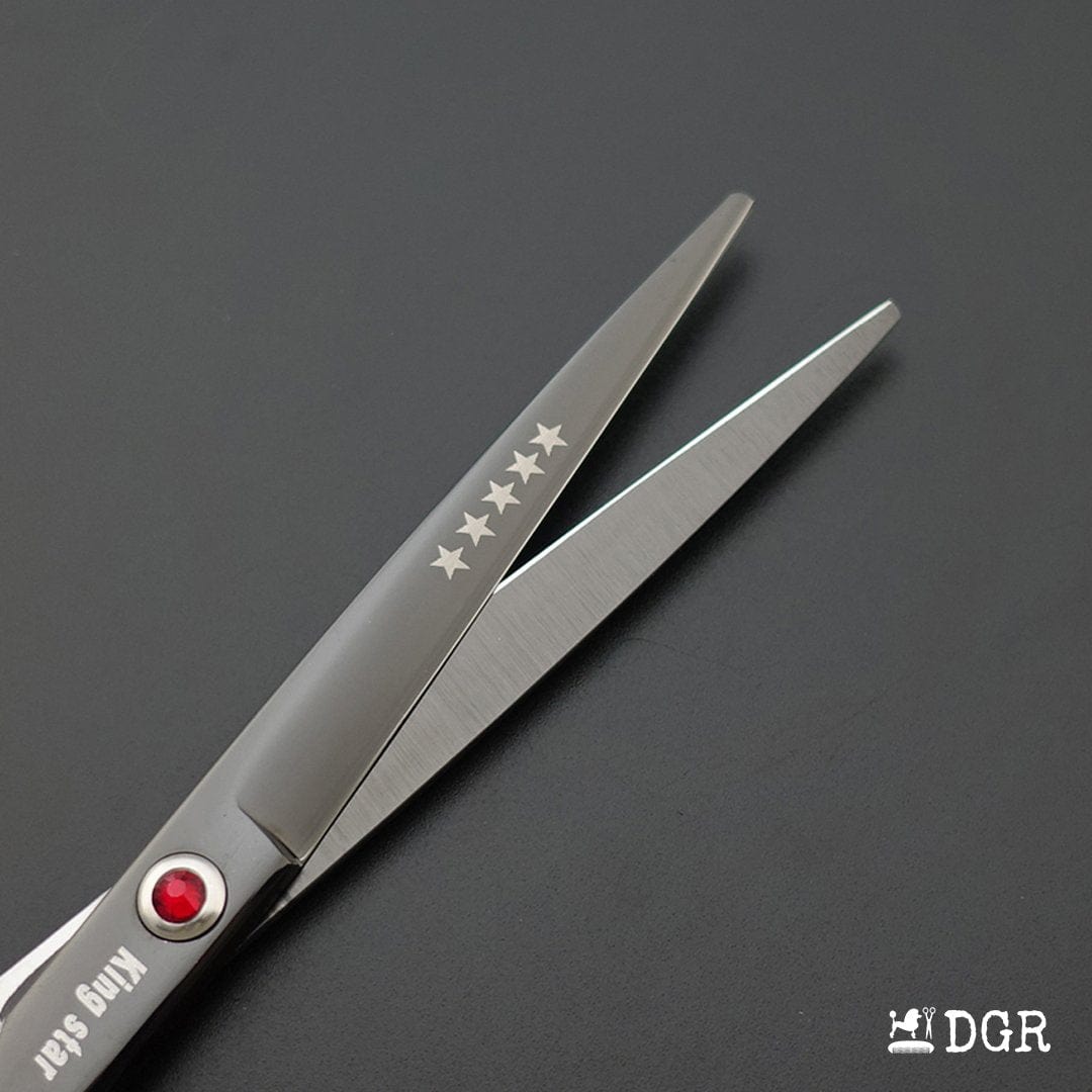 7“ Pro. PET GROOMING Shears 3Pcs set-Black glaze