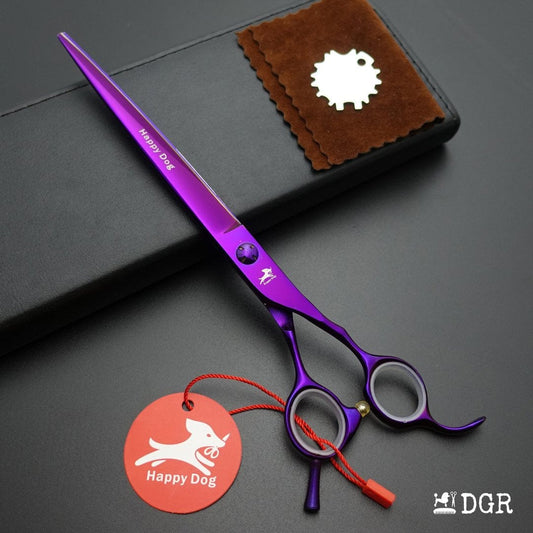 8" Professional Pet Grooming Shears-Cutting -1 Pcs (Purple)