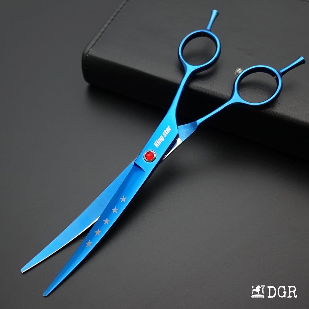 7“ Pro. PET GROOMING Shears 3Pcs set-Blue