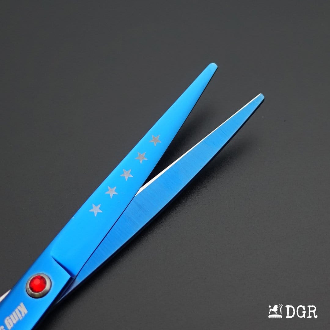 7“ Pro. PET GROOMING Shears 3Pcs set-Blue