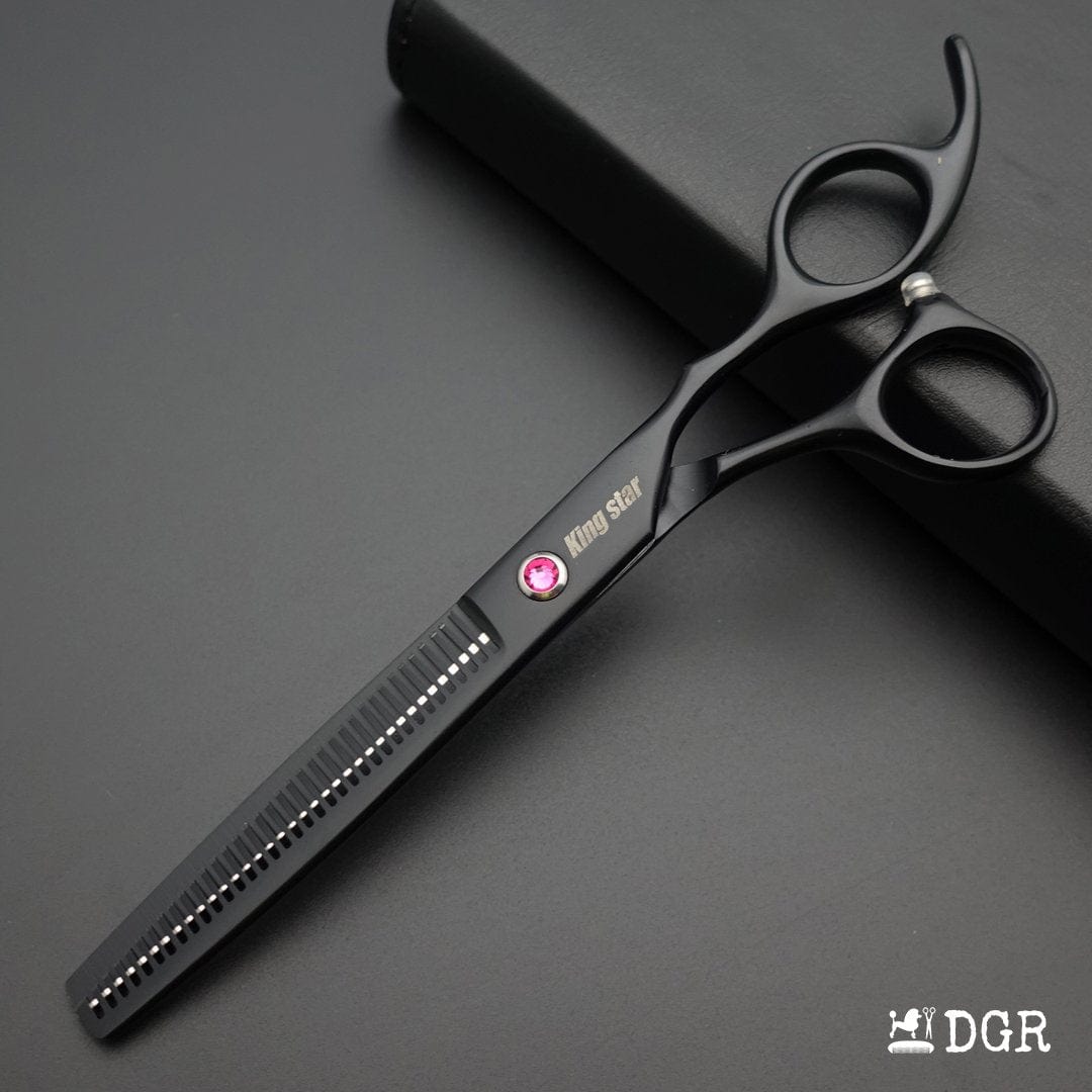 7“ Pro. PET GROOMING Shears 3Pcs set-Black
