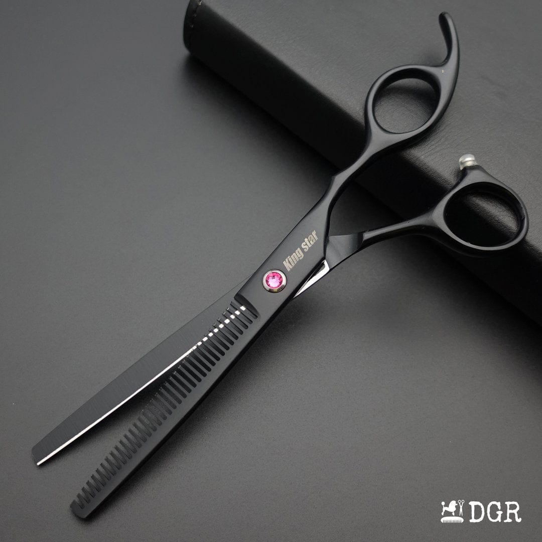 7“ Pro. PET GROOMING Shears 3Pcs set-Black