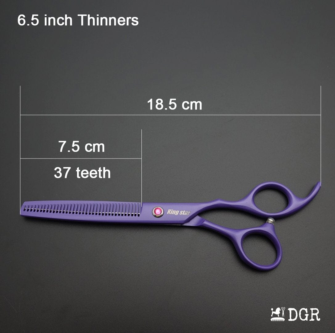 7“ Pro. PET GROOMING Shears 3Pcs set-Purple