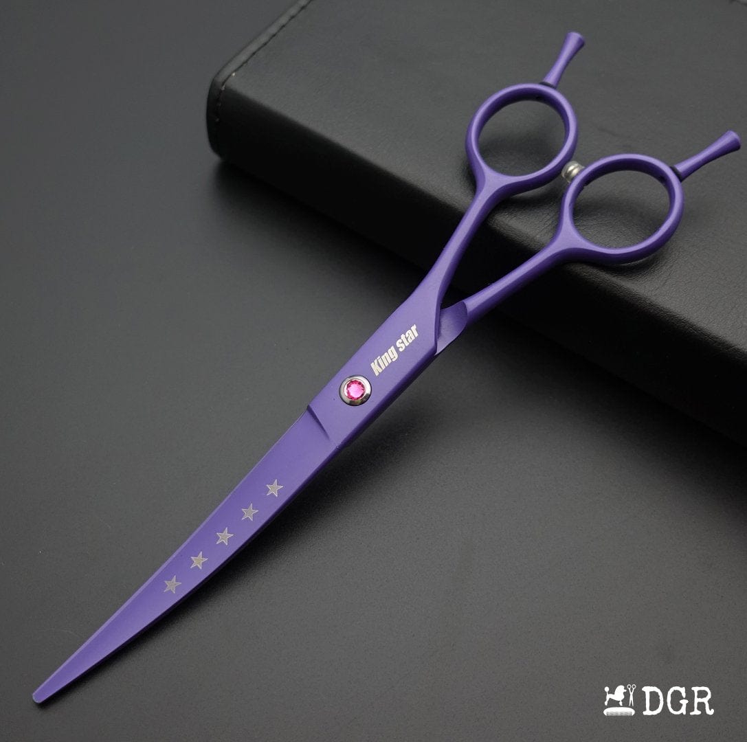 7“ Pro. PET GROOMING Shears 3Pcs set-Purple