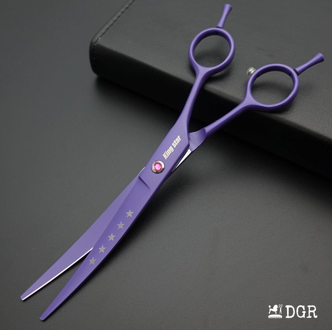 7“ Pro. PET GROOMING Shears 3Pcs set-Purple