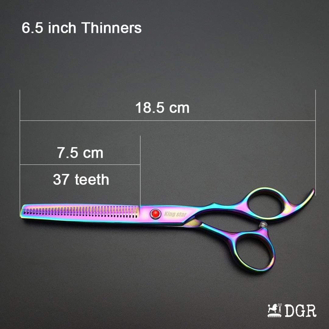 7“ Pro. PET GROOMING Shears 3Pcs set-Rainbow