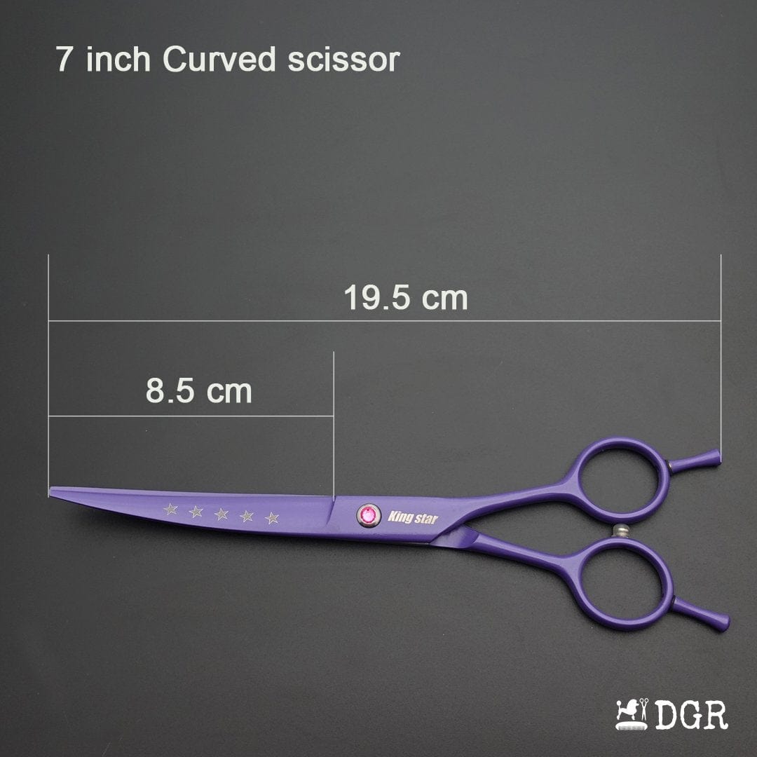 7“ Pro. PET GROOMING Shears 3Pcs set-Purple