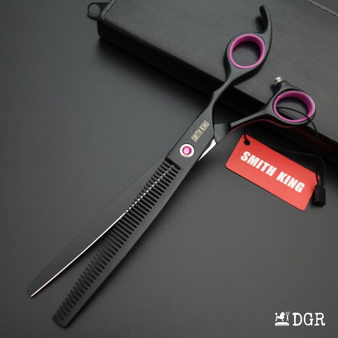 8" Pro. PET GROOMING Shears 4Pcs set-Black(USA Stock Available)