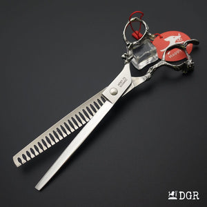 7.5"Dragon Scale Handle Professional Pet Grooming Scissors(1/2 Pcs)