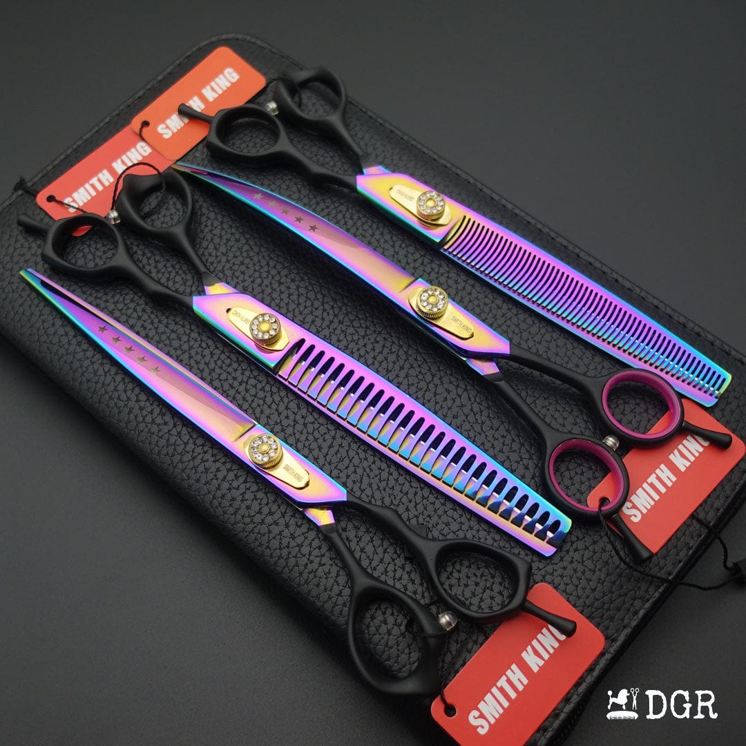 8" Pro. Pet Grooming Scissors 4Pcs set with Comb (New Arrivals)