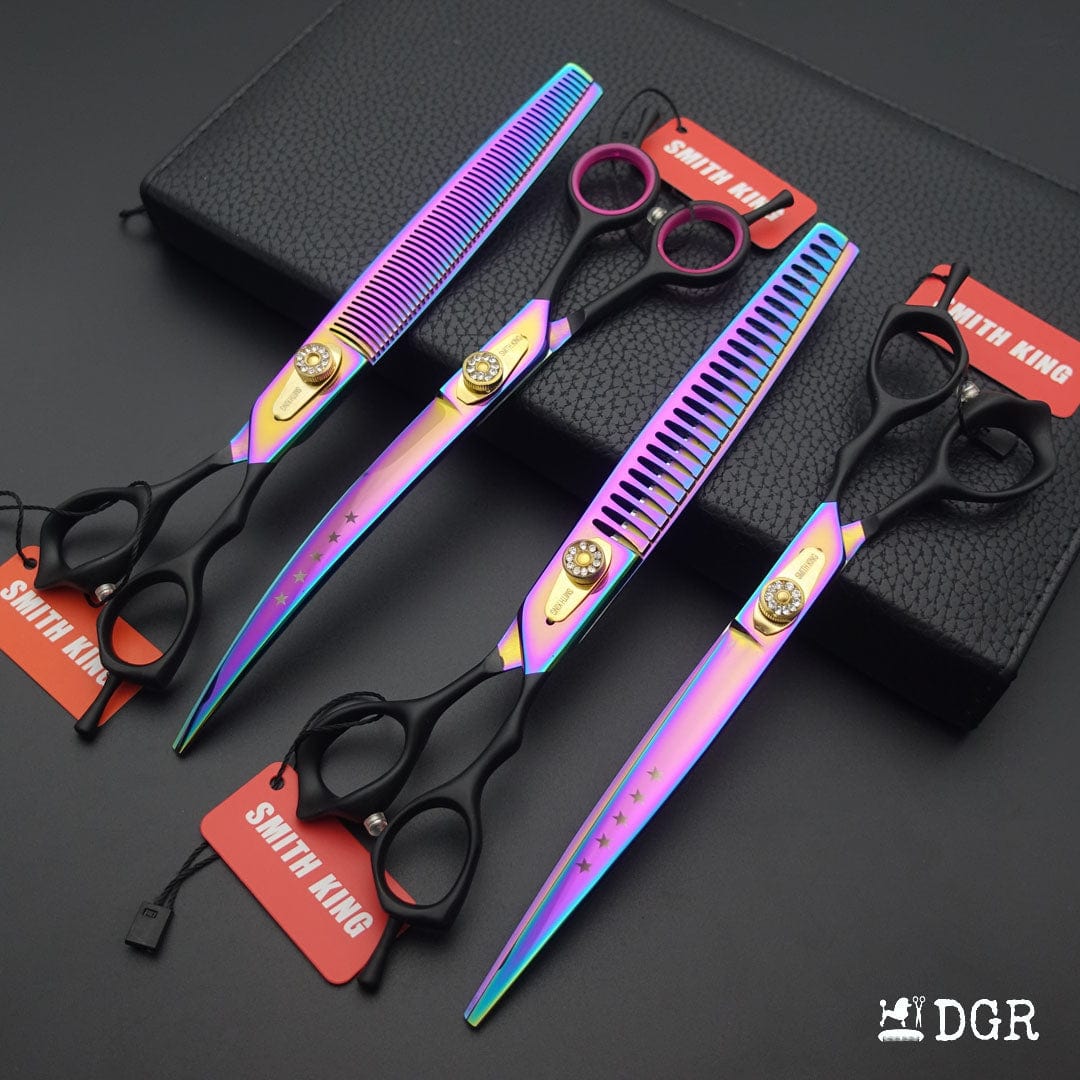 8" Pro. Pet Grooming Scissors 4Pcs set with Comb (New Arrivals)