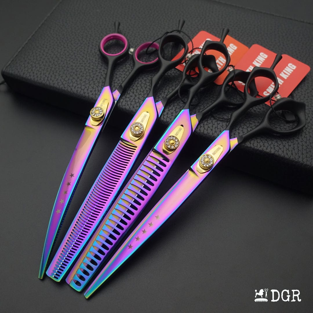 8" Pro. Pet Grooming Scissors 4Pcs set with Comb (New Arrivals)