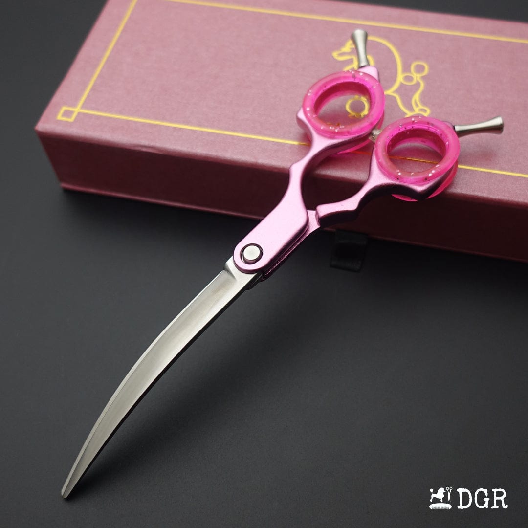 Professional Dog Grooming Shears 6.5" Curved Scissors (1 Pcs)