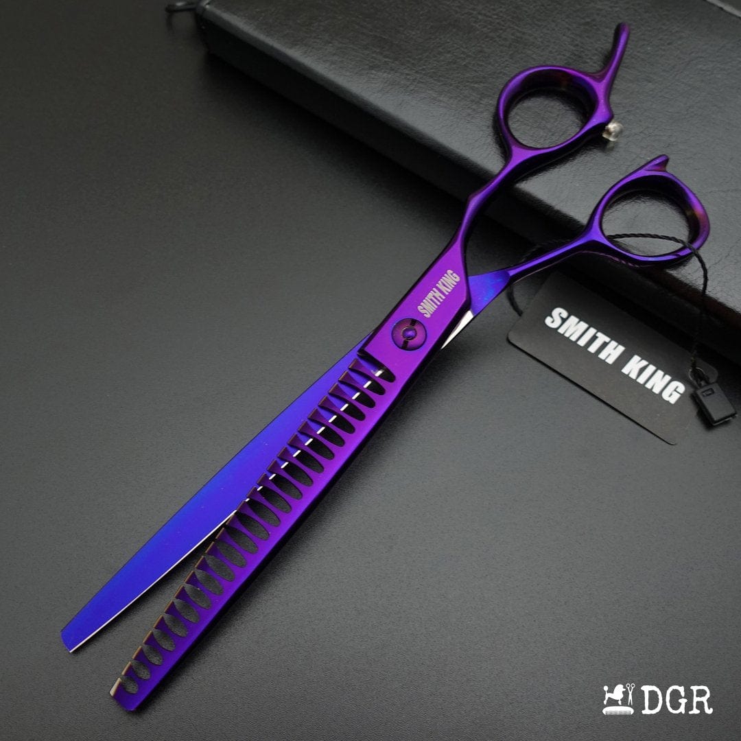 7.5" Professional Pet Grooming Thinning Scissors (Violet)