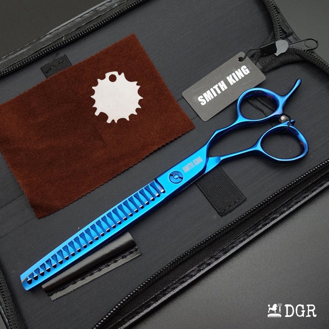 7.5" Professional Pet Grooming Thinning Scissors (Blue)