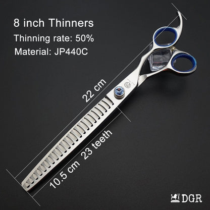 8" Professional Pet Grooming Shears Set - (New product)