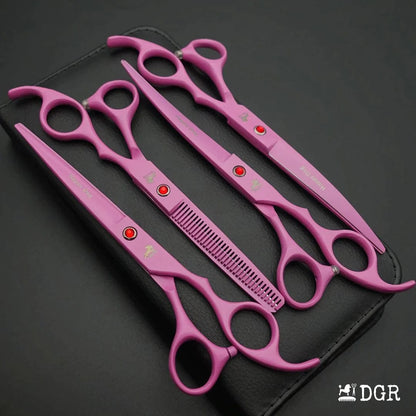 7" Professional Pet Grooming 4Pcs shears