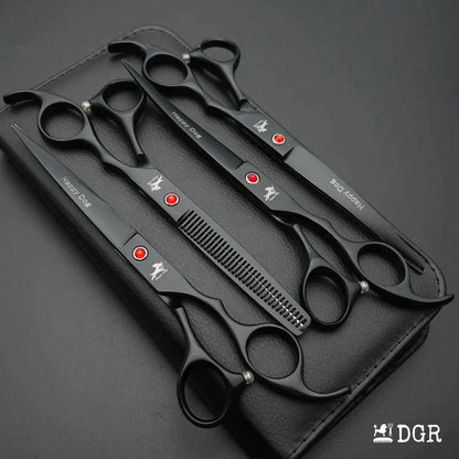 7" Professional Pet Grooming 4Pcs shears