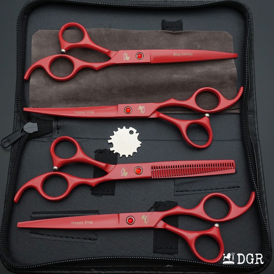 7" Professional Pet Grooming 4Pcs shears