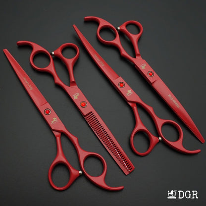 7" Professional Pet Grooming 4Pcs shears