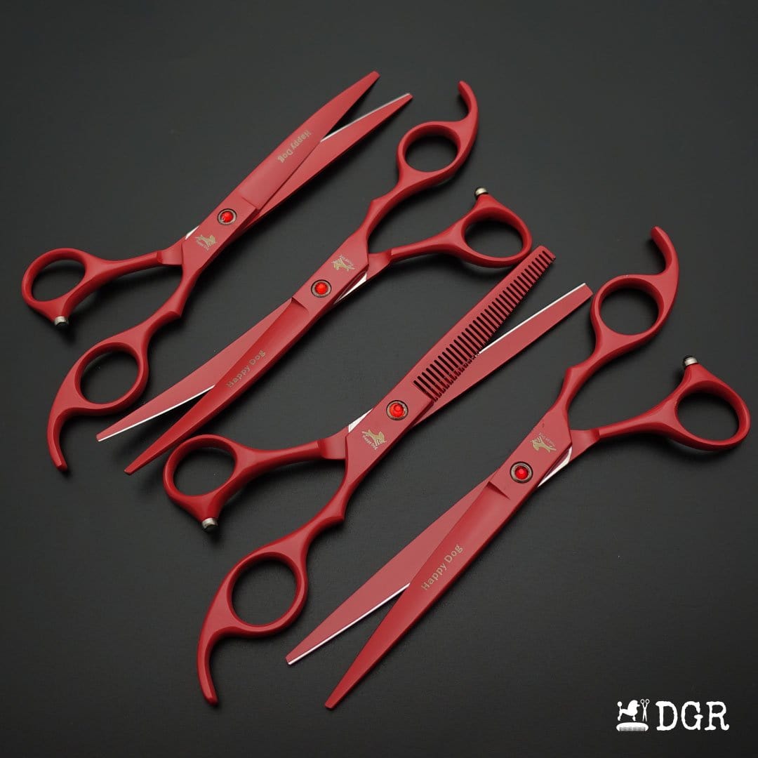 7" Professional Pet Grooming 4Pcs shears