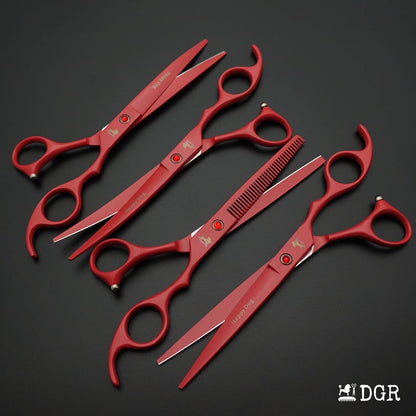 7" Professional Pet Grooming 4Pcs shears