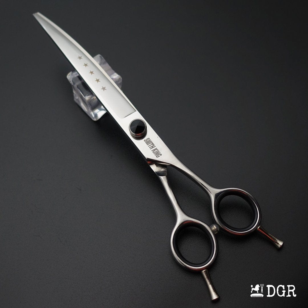 8" Professional Pet Grooming Shears Set - Curved scissors 1Pcs-comb