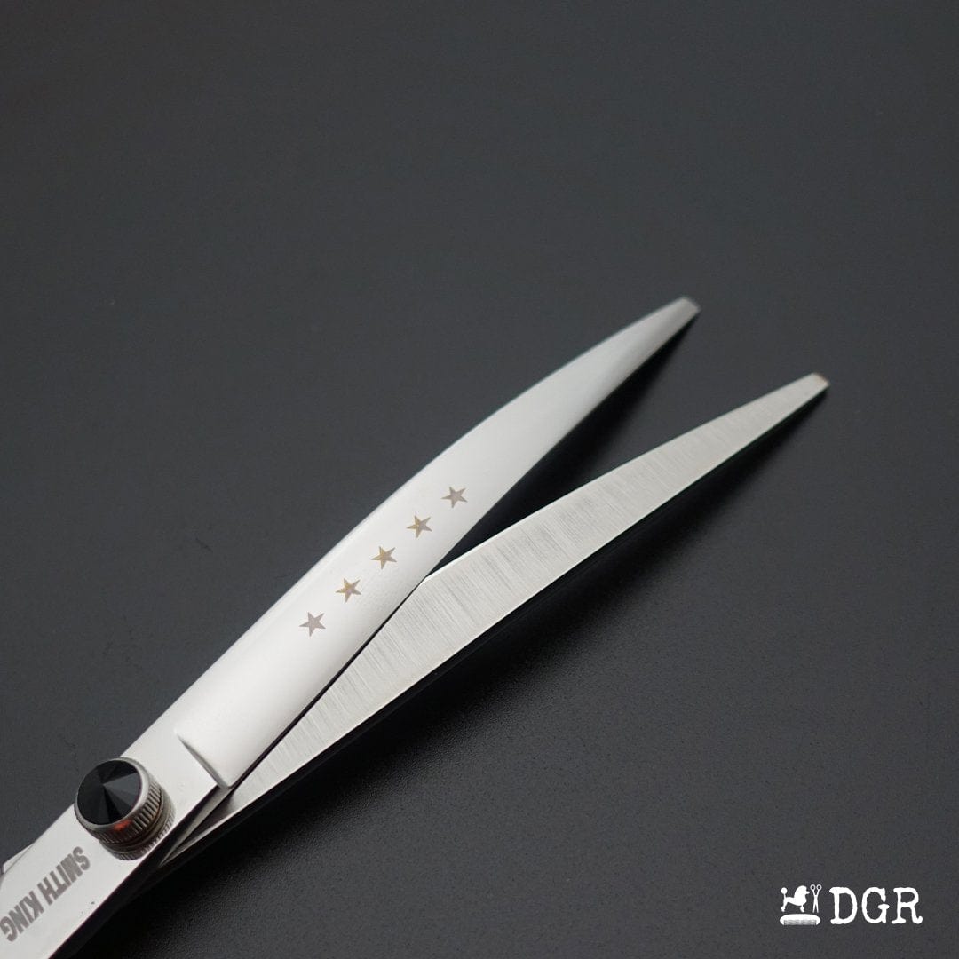 8" Professional Pet Grooming Shears Set - Curved scissors 1Pcs-comb