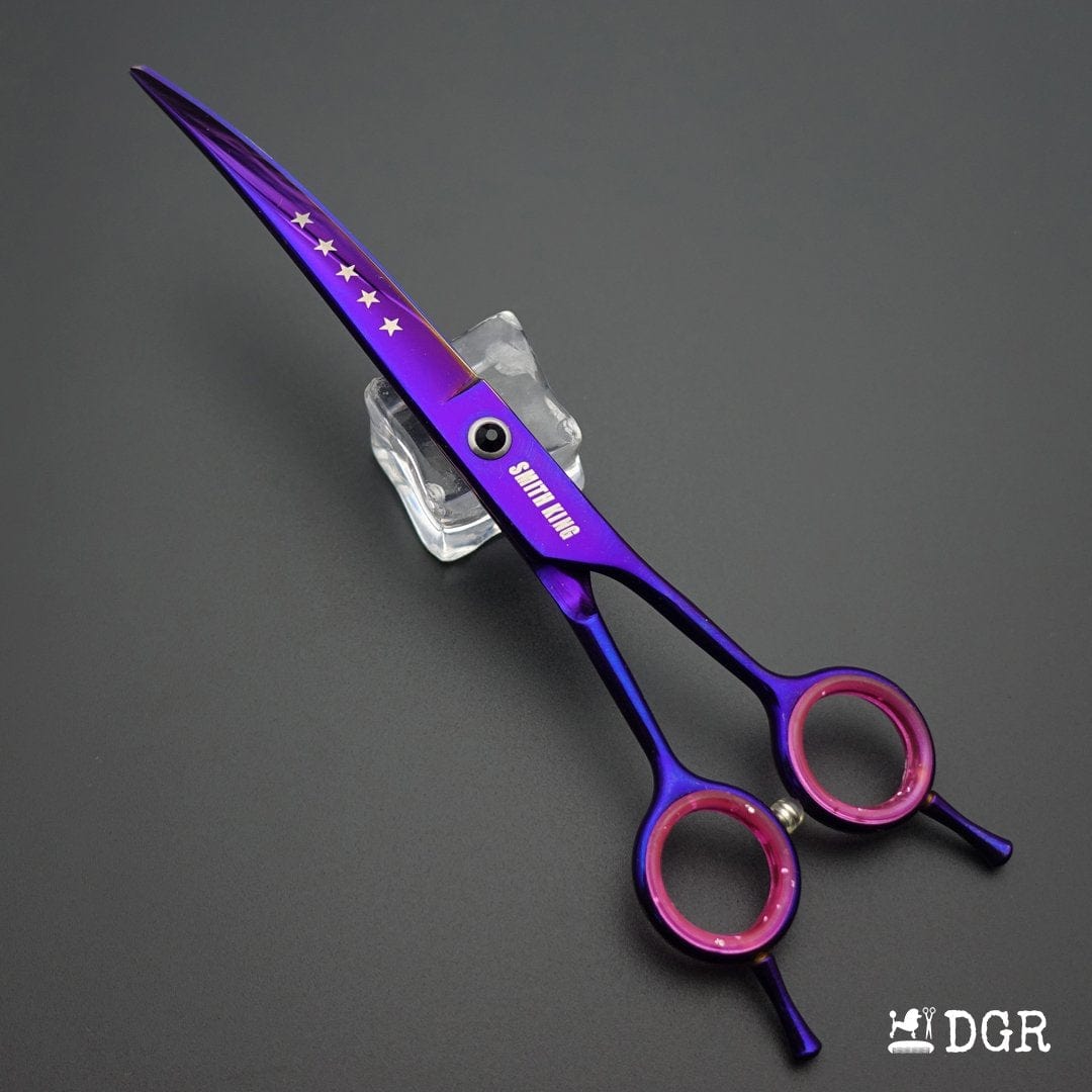 7“ Pro. PET GROOMING Shears 4Pcs-Violet(USA Stock Available)