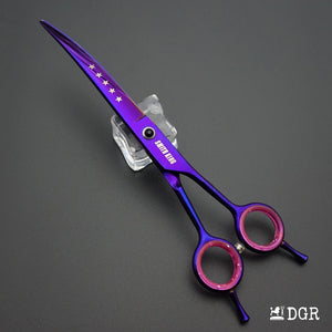 7“ Pro. PET GROOMING Shears 4Pcs-comb (3 colors available）