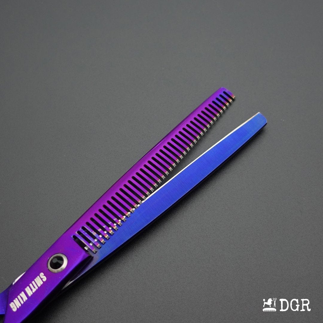 7“ Pro. PET GROOMING Shears 4Pcs-Violet(USA Stock Available)