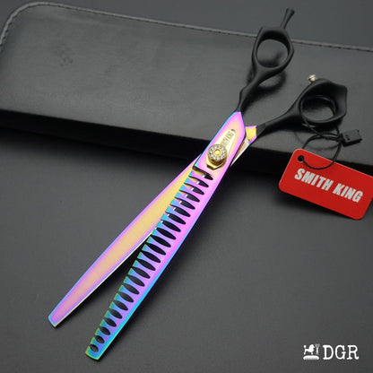 8" Professional Pet Grooming Shears 4Pcs Set (Upgraded product)